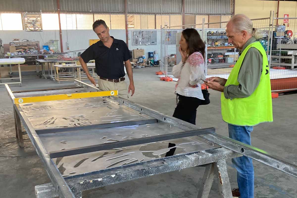 Pam Gaunt Hamersley Public Golf Course&nbsp;Artwork Reality & Illusion from driving range