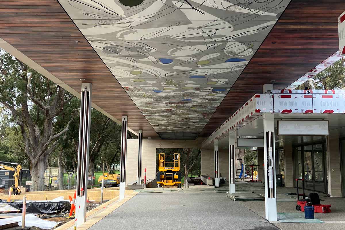 Pam Gaunt Hamersley Public Golf Course&nbsp;Artwork Reality & Illusion from driving range