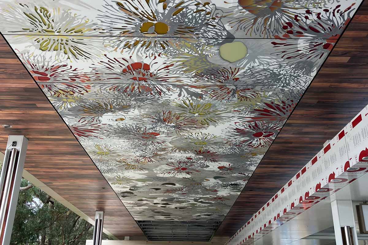 Pam Gaunt Hamersley Public Golf Course&nbsp;Artwork Reality & Illusion from driving range