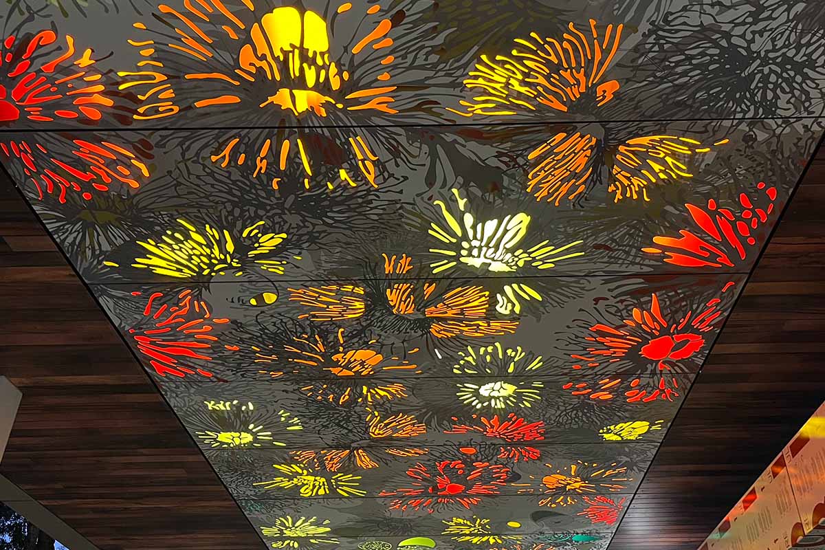 Pam Gaunt Hamersley Public Golf Course&nbsp;Artwork Reality & Illusion from driving range