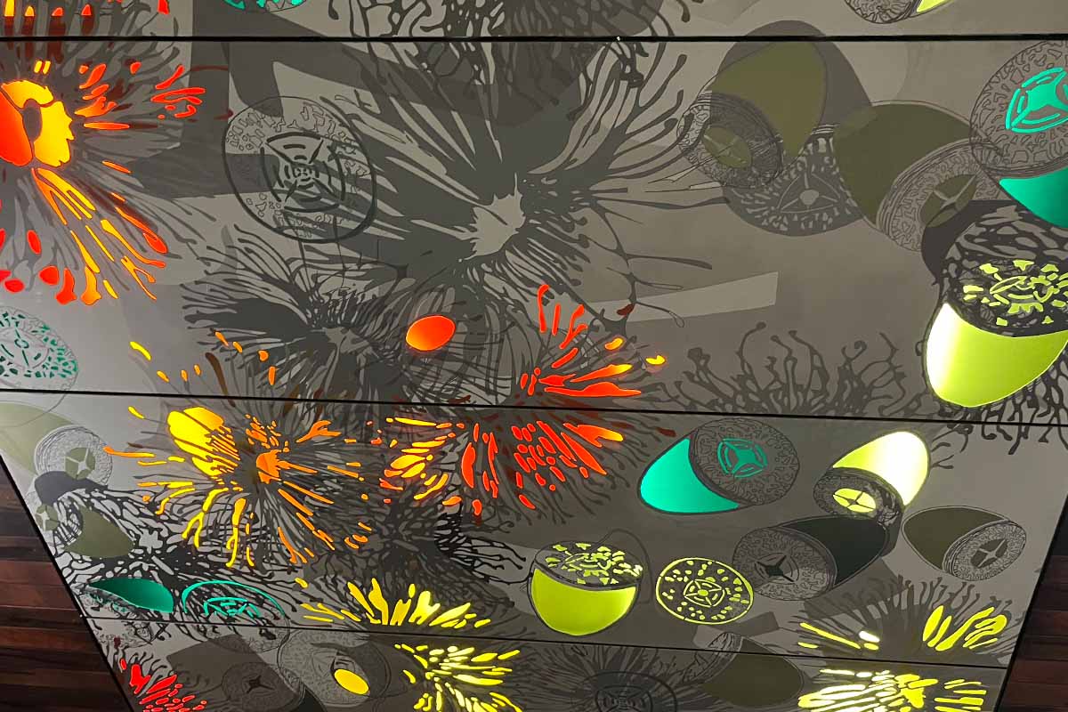 Pam Gaunt Hamersley Public Golf Course&nbsp;Artwork Reality & Illusion from driving range