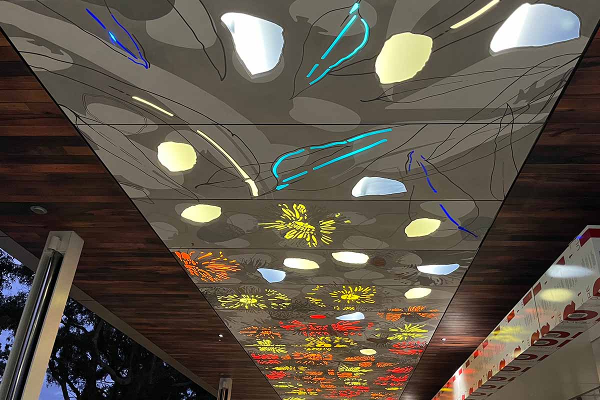 Pam Gaunt Hamersley Public Golf Course&nbsp;Artwork Reality & Illusion from driving range