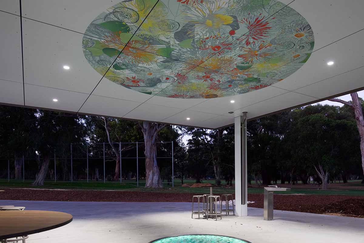 Pam Gaunt Hamersley Public Golf Course&nbsp;Artwork Reality & Illusion from driving range