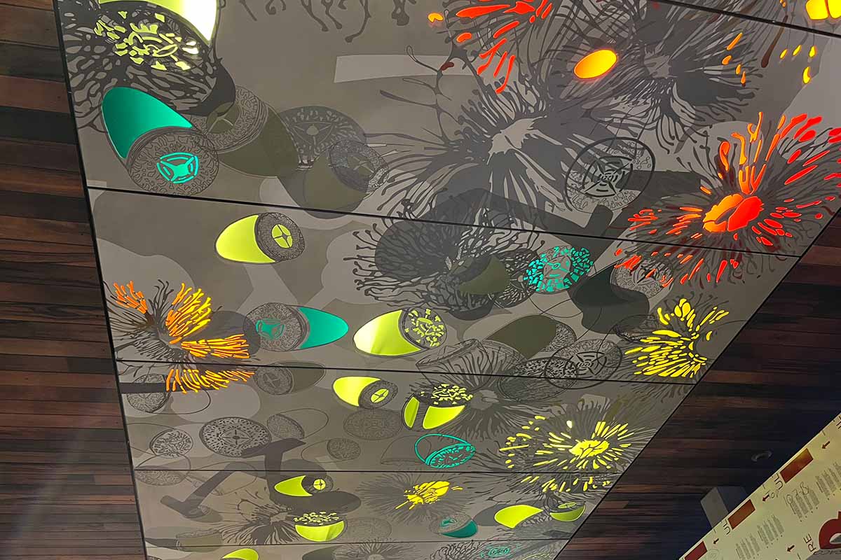 Pam Gaunt Hamersley Public Golf Course&nbsp;Artwork Reality & Illusion from driving range