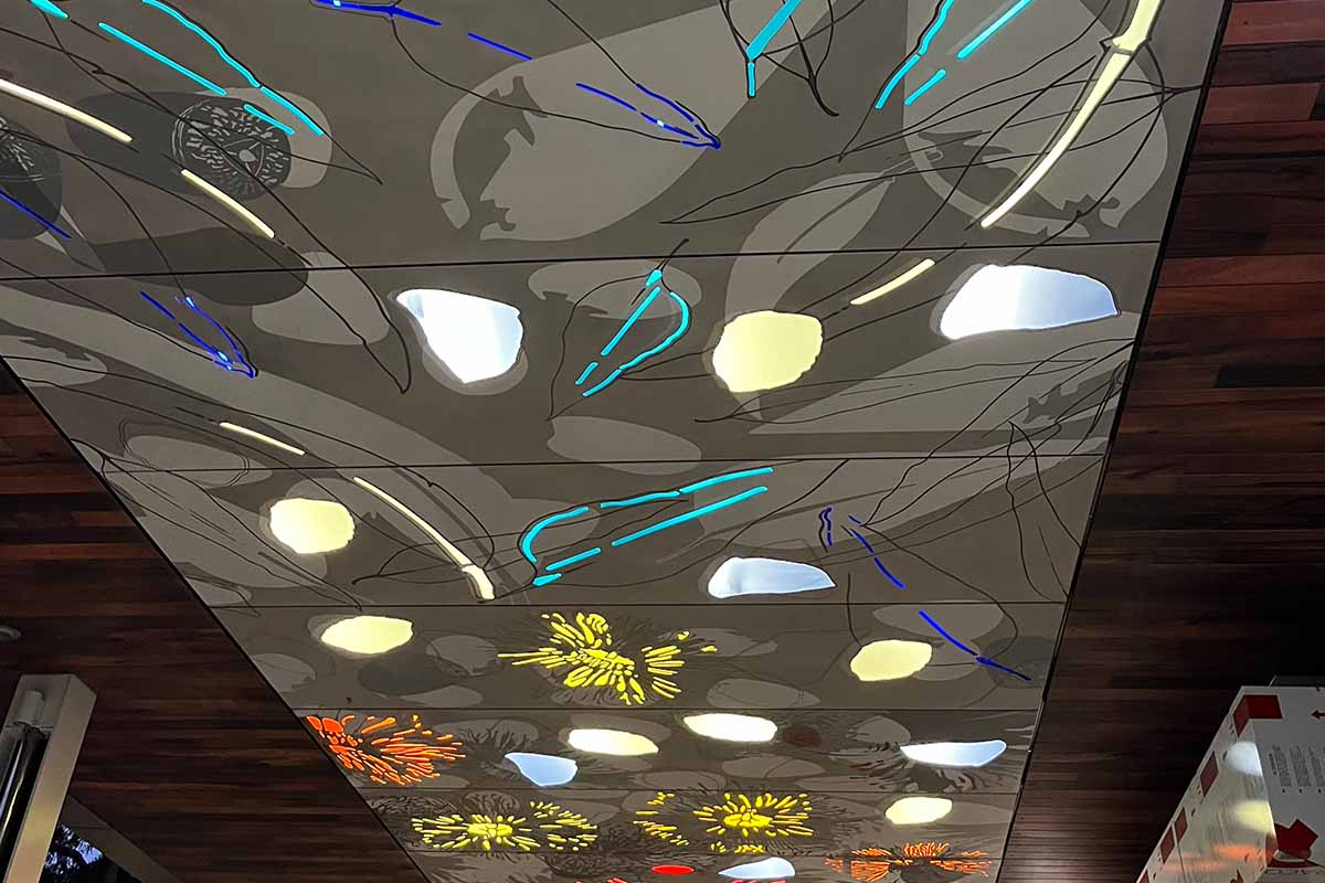 Pam Gaunt Hamersley Public Golf Course&nbsp;Artwork Reality & Illusion from driving range