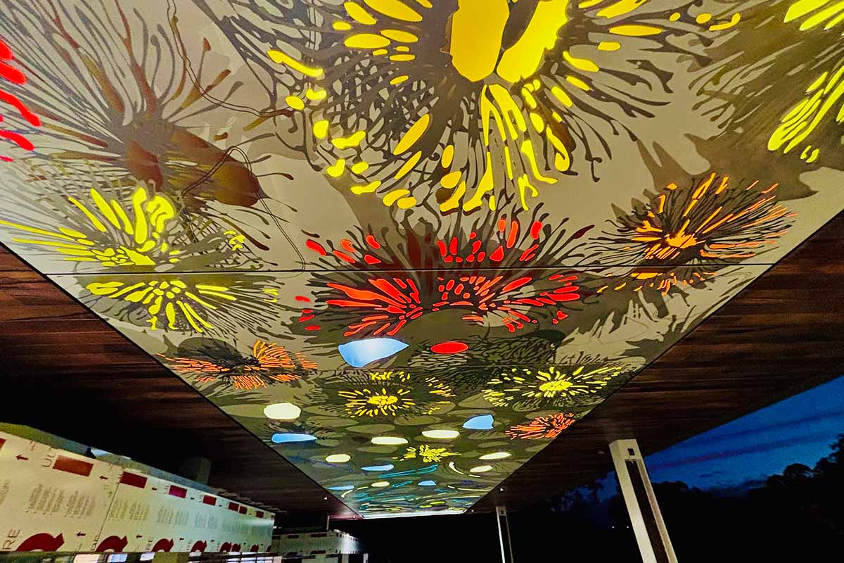 Pam Gaunt Hamersley Public Golf Course&nbsp;Artwork Reality & Illusion from driving range