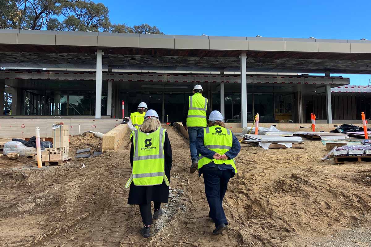 Pam Gaunt Hamersley Public Golf Course&nbsp;Artwork Reality & Illusion from driving range