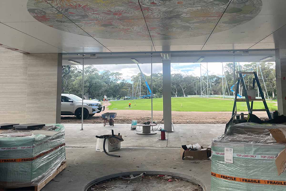 Pam Gaunt Hamersley Public Golf Course&nbsp;Artwork Reality & Illusion from driving range