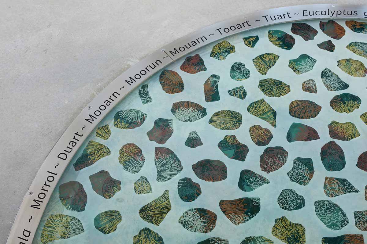 Pam Gaunt Hamersley Public Golf Course&nbsp;Artwork Reality & Illusion from driving range