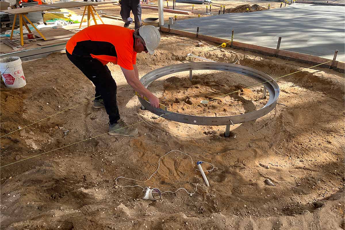 Pam Gaunt Hamersley Public Golf Course&nbsp;Artwork Reality & Illusion from driving range