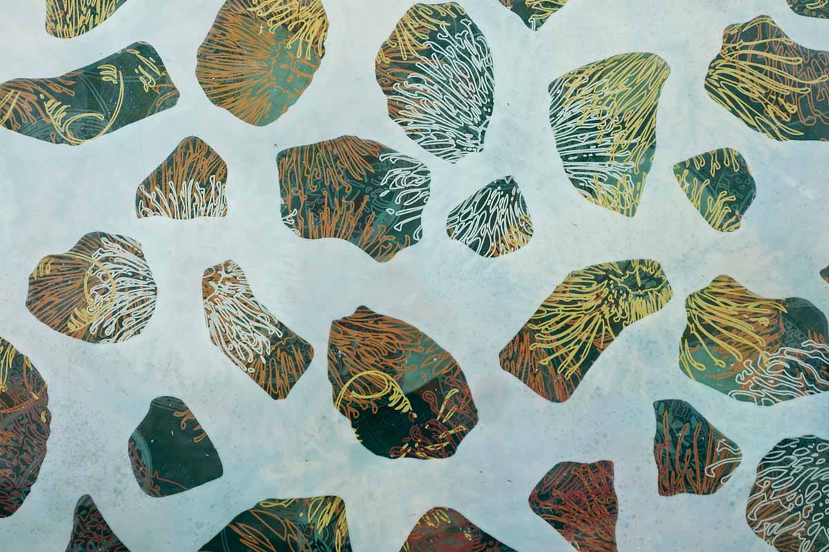 Pam Gaunt Hamersley Public Golf Course&nbsp;Artwork Reality & Illusion from driving range