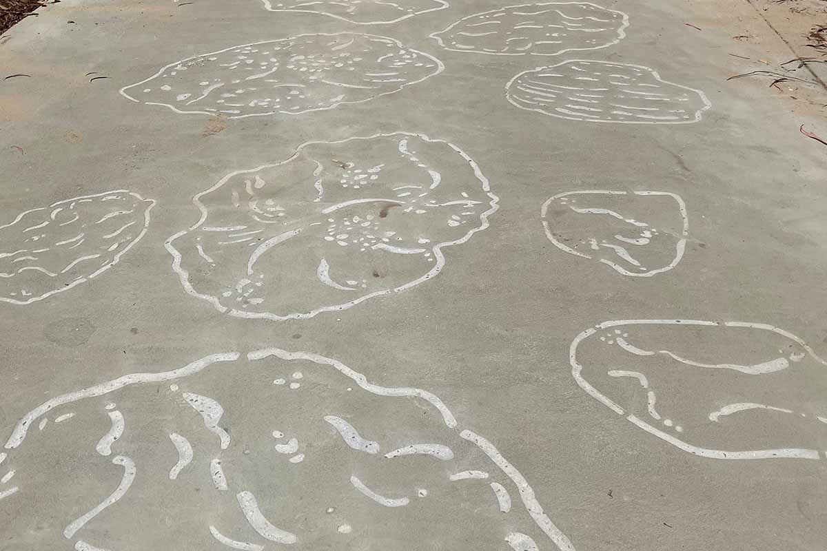 Pam Gaunt Hamersley Public Golf Course&nbsp;Artwork Reality & Illusion from driving range