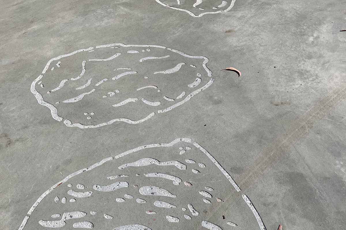 Pam Gaunt Hamersley Public Golf Course&nbsp;Artwork Reality & Illusion from driving range