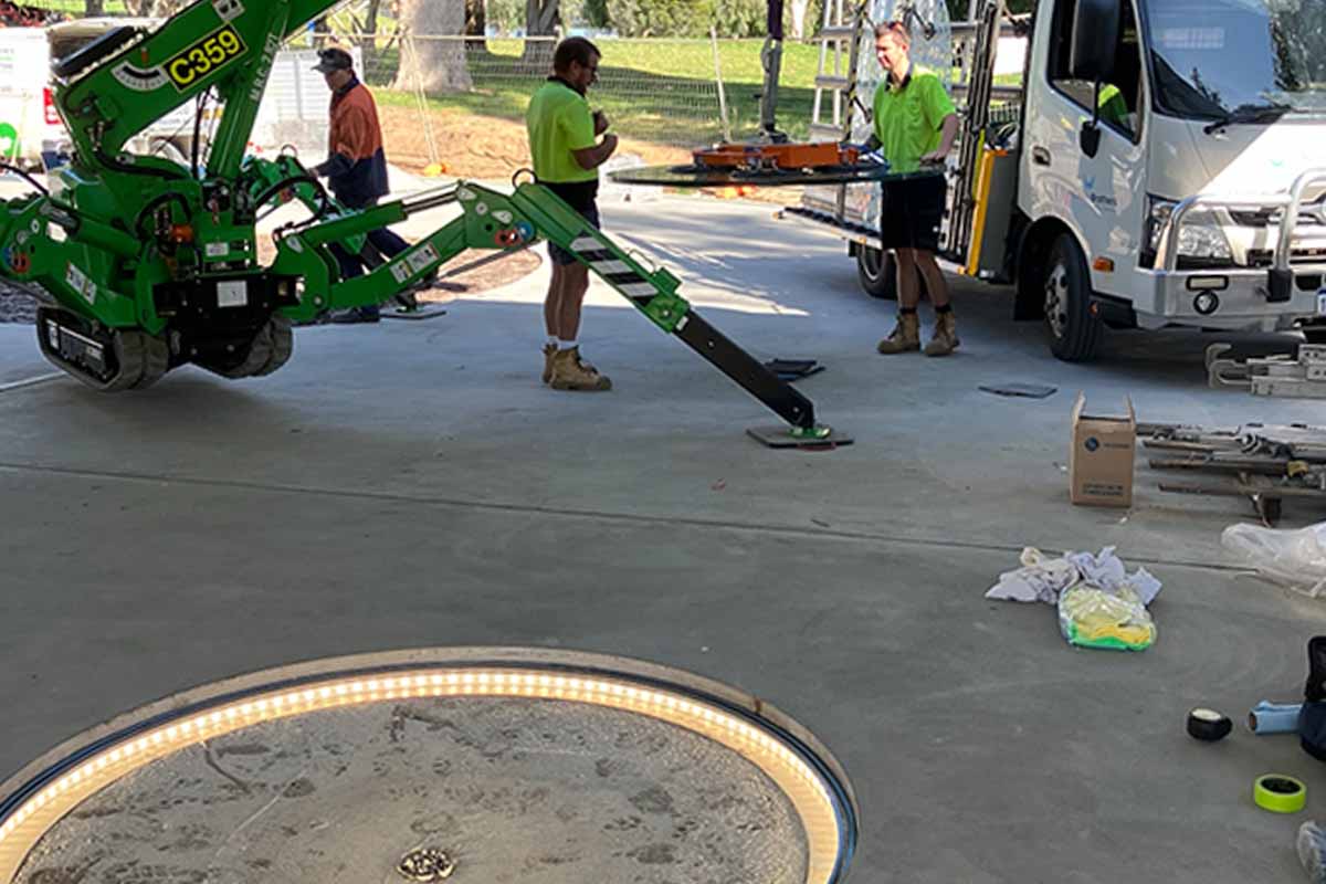 Pam Gaunt Hamersley Public Golf Course&nbsp;Artwork Reality & Illusion from driving range