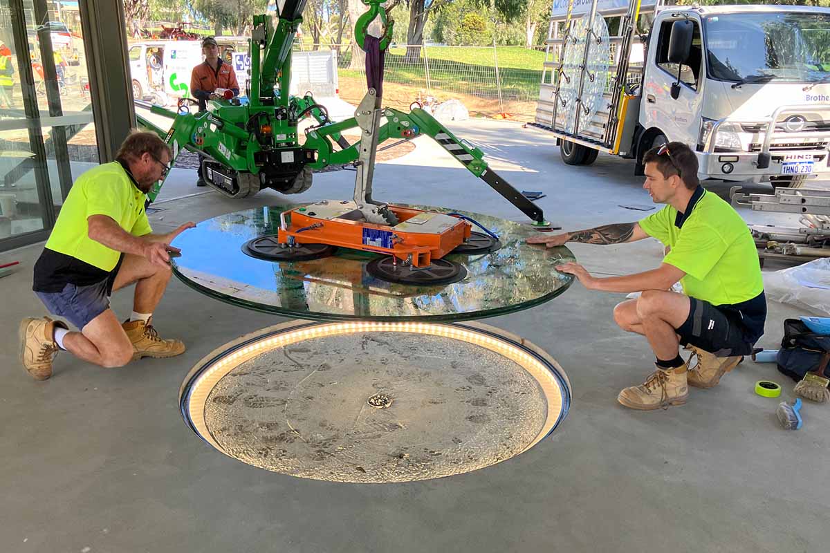 Pam Gaunt Hamersley Public Golf Course&nbsp;Artwork Reality & Illusion from driving range