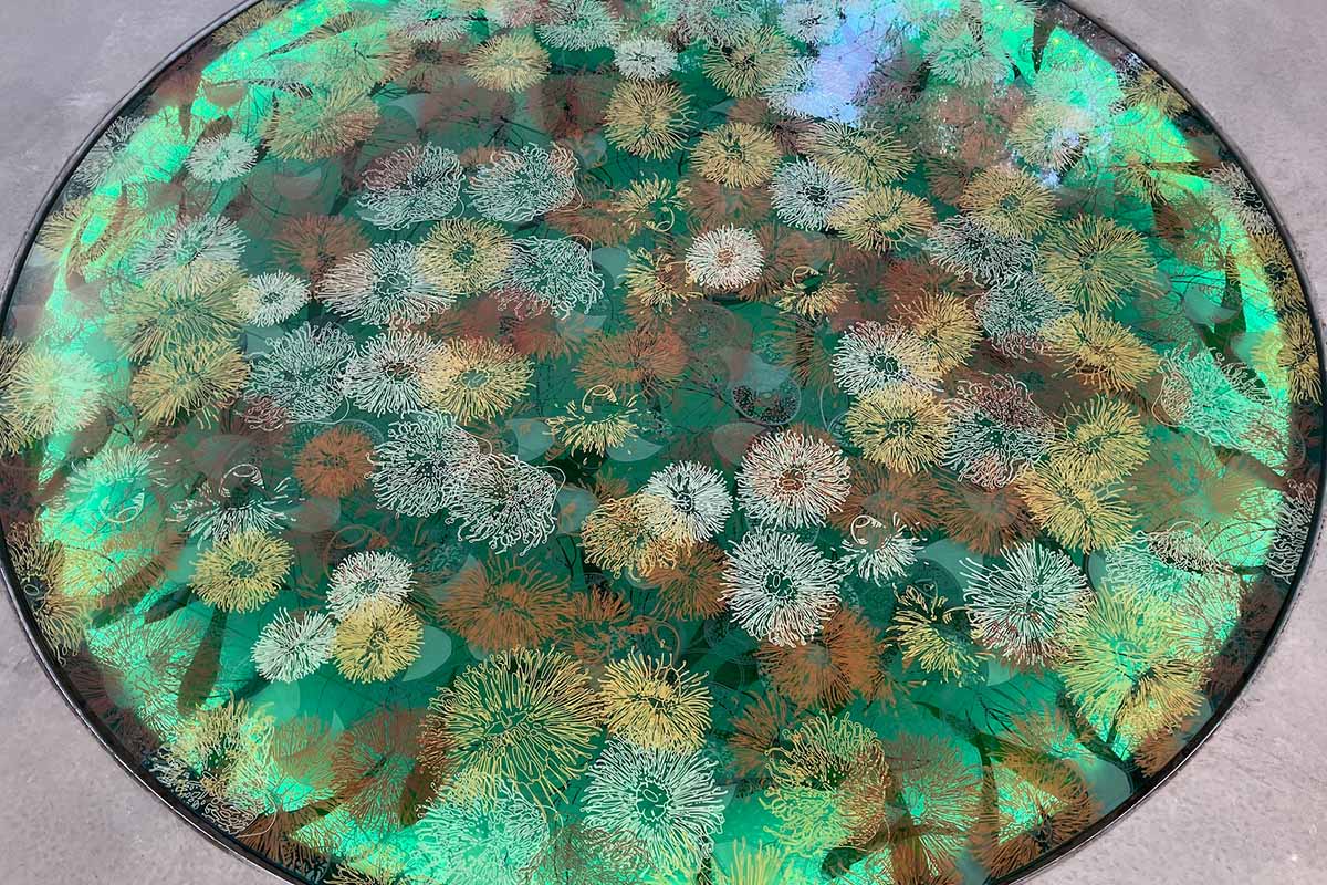 Pam Gaunt Hamersley Public Golf Course&nbsp;Artwork Reality & Illusion from driving range