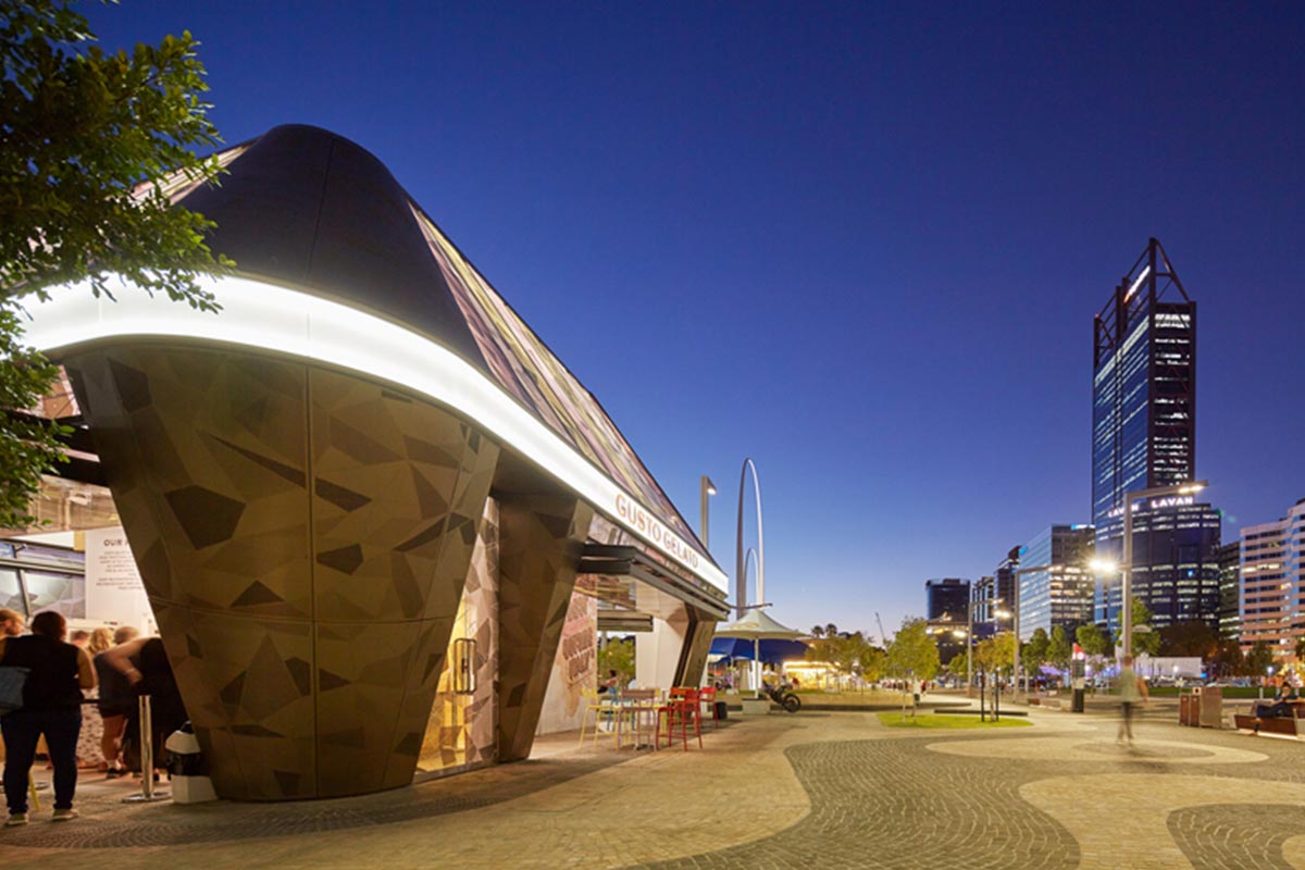 Pam Gaunt Elizabeth Quay, Perth foreshore.