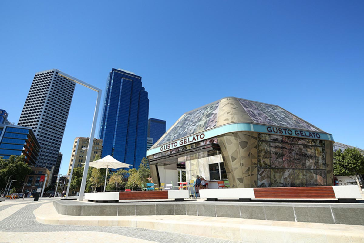 Pam Gaunt Elizabeth Quay, Perth foreshore.