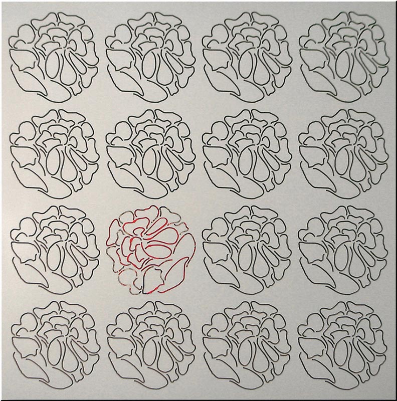 Pam Gaunt - CUT ROSES exhibition